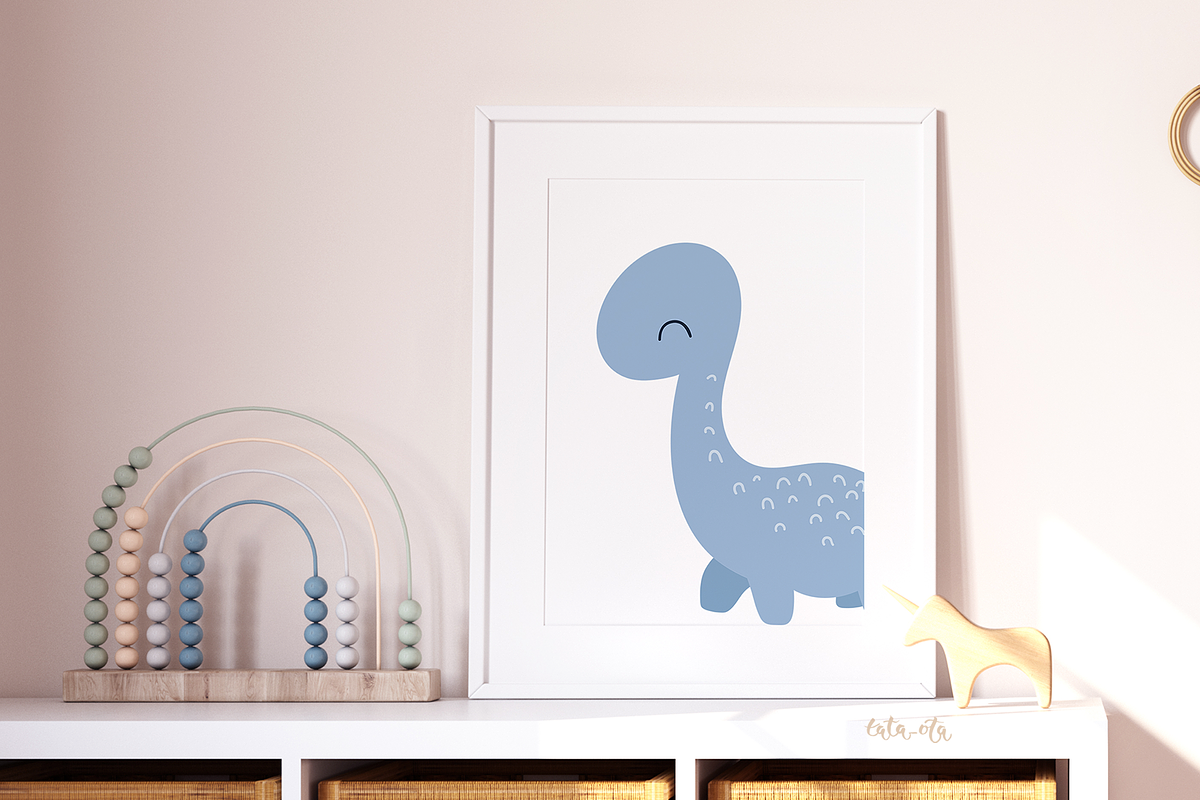 Cute dinosaurs, an Animal Illustration by tata_ota (Photo 3 of 12)
