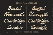 Friday Match Vintage Sporty Script, a Script Font by Letterhend Studio (Thumbnail 7 of 11)