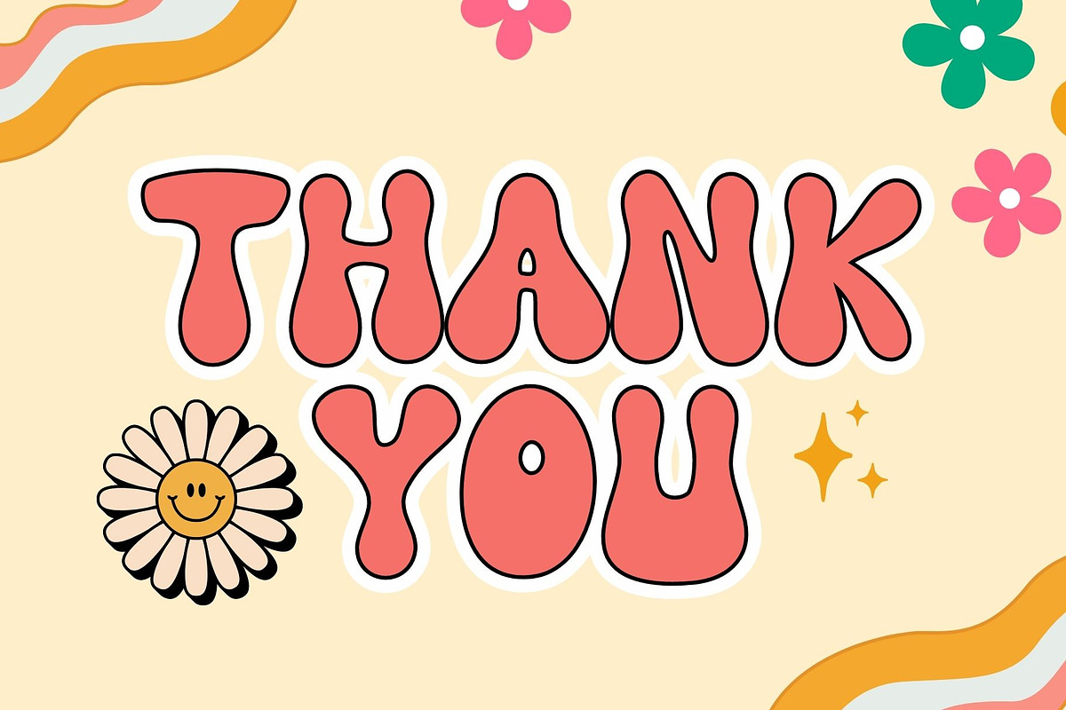 Groovy Baby is retro groovy font, a Handwritten Font by Brown Cupple (Photo 8 of 8)