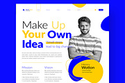 Ecommerce Landing Page, an UI Kit Template by CreativeShaper (Thumbnail 2 of 6)