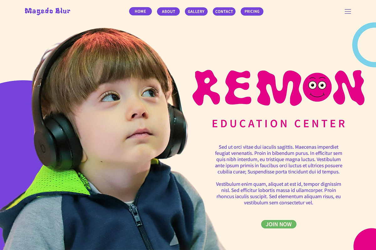 Magedo Blur, a Sans Serif Font by Craft Supply Co. (Photo 3 of 8)