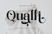 Qualli - Elegant Serif Font, a Serif Font by Aqeel_Art (Thumbnail 1 of 12)