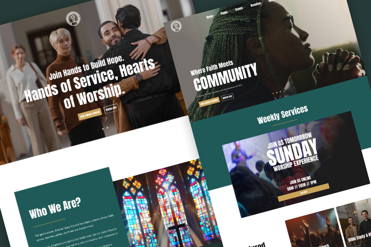 Church, Charity & Religion Theme, a WordPress Template by LA-STUDIO1 (Photo 2 of 3)