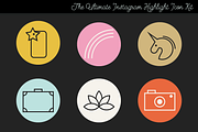 Instagram Story Highlight Icons 1, a Social Media Template by Marmalade Moon (Thumbnail 2 of 3)