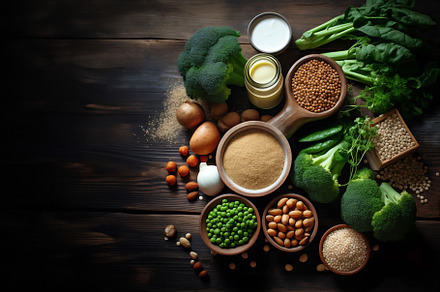 Selection of plant based protein sources