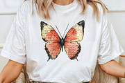 Mixed Media Butterflies Printable, an Illustration by CraftArtStudio (Thumbnail 4 of 6)