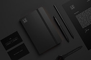 10 Minimal Black Stationary Mockups, a Print Template by S48 Mockups (Thumbnail 5 of 10)