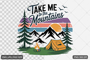 Vintage Mountain Adventure Bundle, an Illustration by Actual Pixel (Thumbnail 10 of 11)