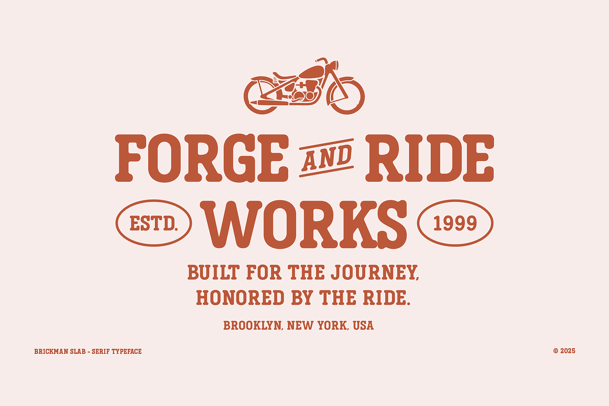 Brickman - Bold Slab Serif Typeface, a Font by Indotype Foundry (Photo 3 of 10)