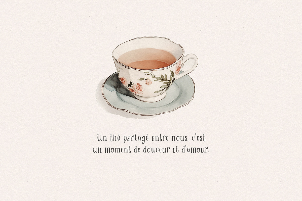 Sweet Tea: Handwritten Serif Font, a Handwritten Font by AnMark (Photo 8 of 12)