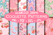 Coquette Pink Bows Pattern Bundle, a Pattern Graphic by Blynn Pippen (Thumbnail 2 of 10)