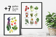 Food watercolor. Vegetables, a Food Illustration by irina.vaneeva (Thumbnail 23 of 25)