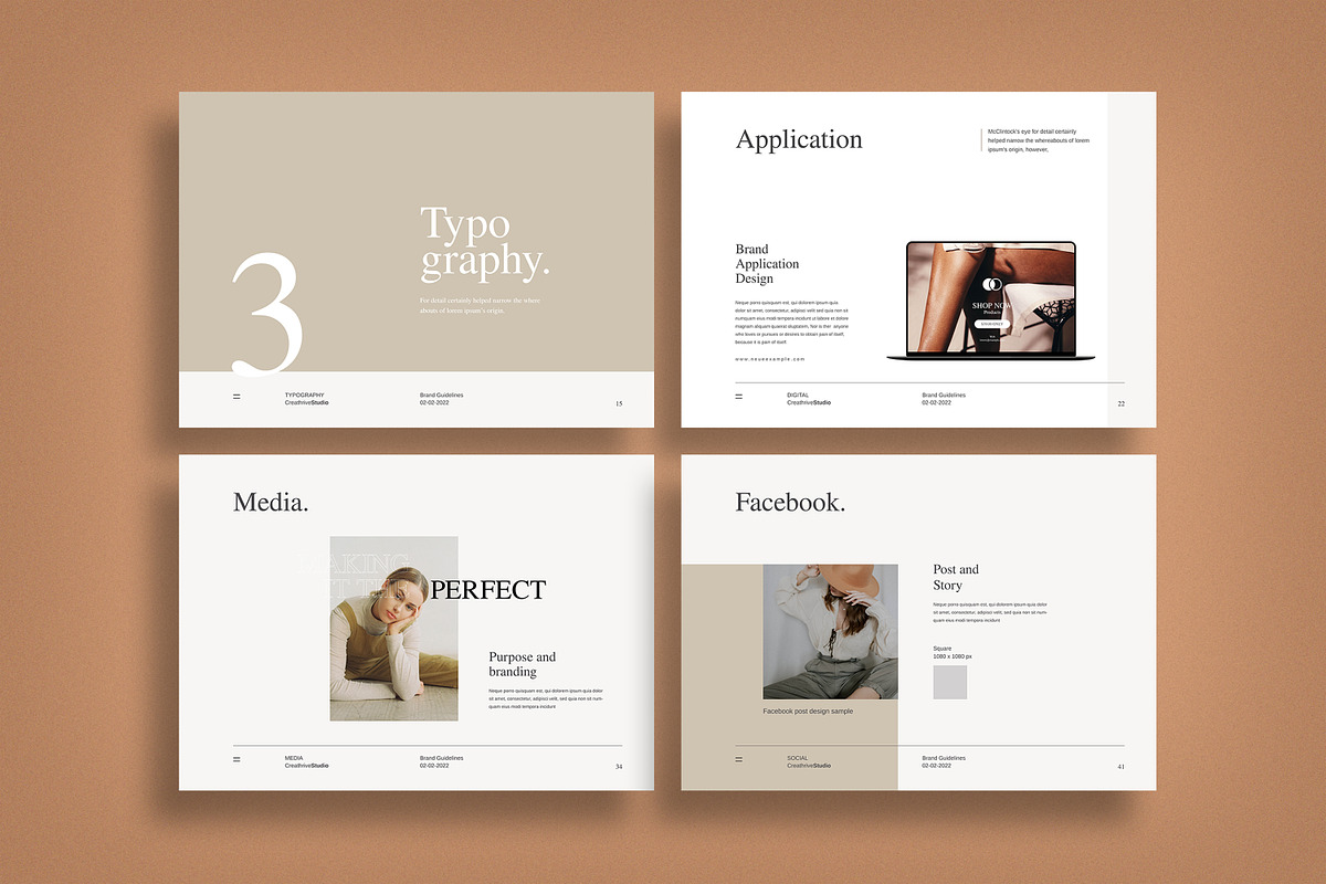 Brand Guidelines, a Brochure Template by creathrivestudio (Photo 16 of 19)