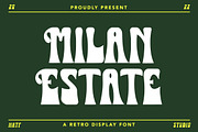 Milan Estate, a Handwritten Font by HATFSTUDIO (Thumbnail 1 of 8)