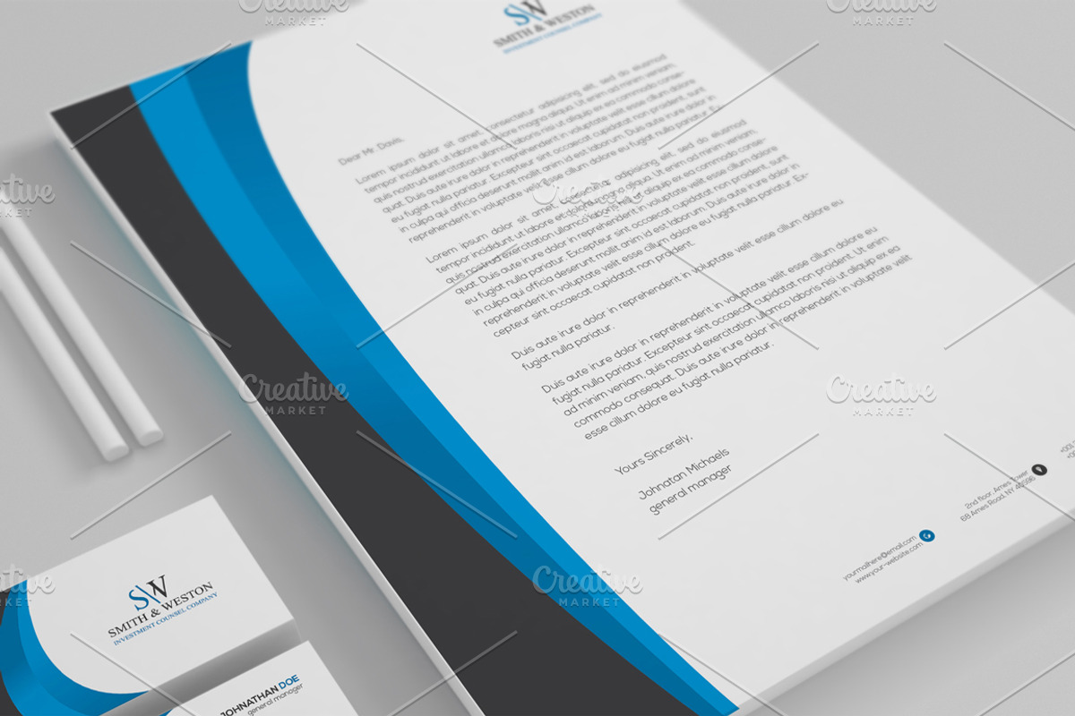 Stationery Pack, a Stationery Template by BettyDesign (Photo 6 of 9)