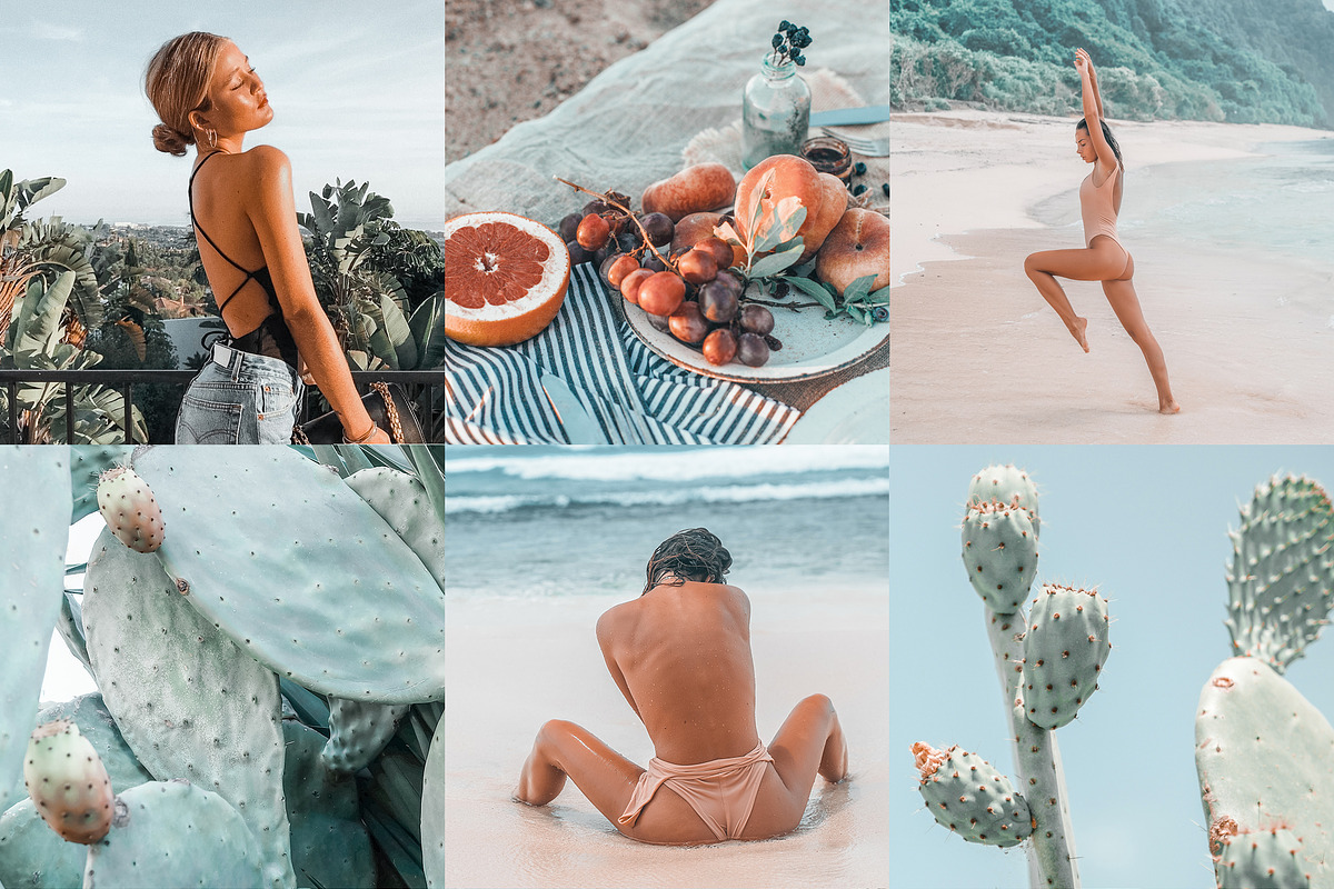 4 Lightroom Presets PASTEL, an Action Add-On by Graace Studio (Photo 2 of 8)
