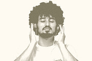 Grunge Halftone Portrait Effect, an Action Add-On by liptouse (Thumbnail 4 of 8)