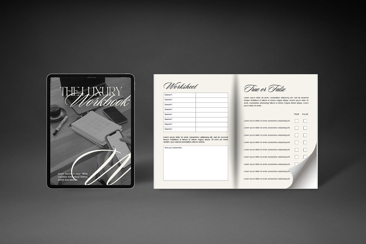 Canva | Luxury Ebook & Workbook, a Templates & Theme by thebusinessoutfit (Photo 8 of 14)