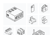 Devices Isometric Icons, a Duotone Icon by Vectors Market (Thumbnail 11 of 16)