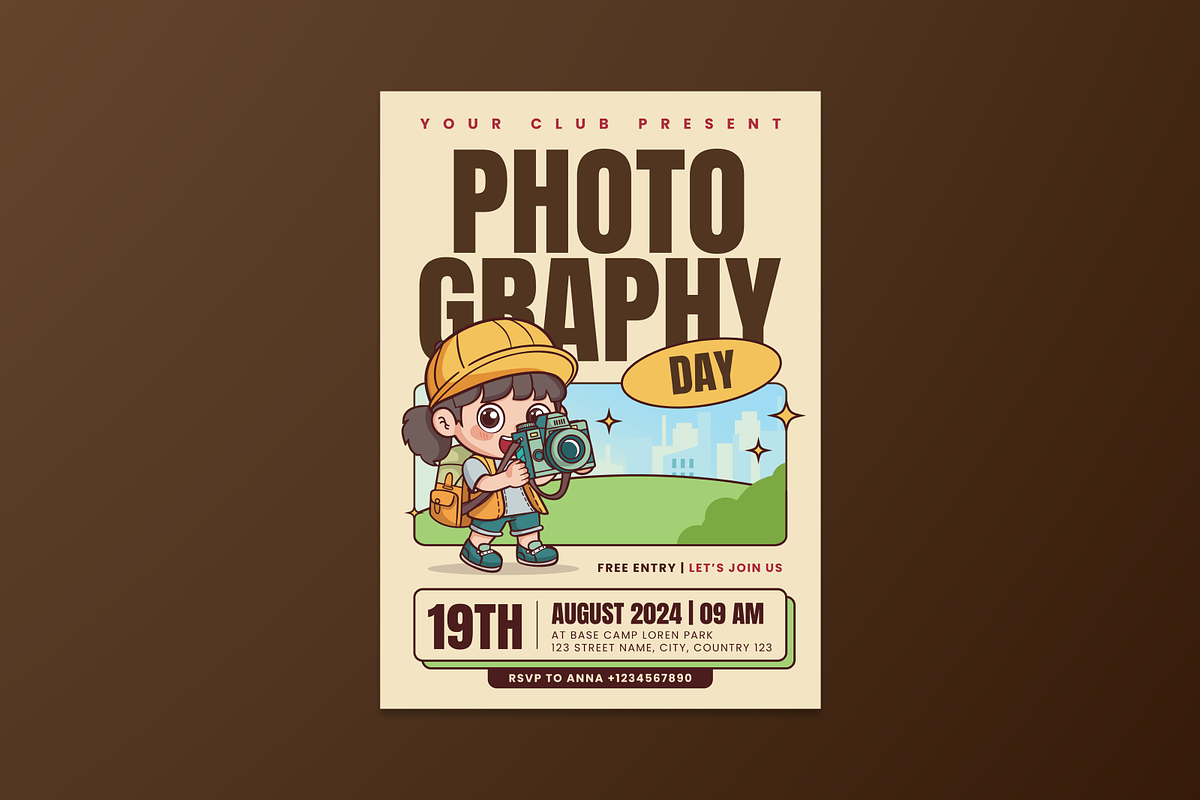 Photography Day Flyer, a Flyer Template by MMPixelCraft (Photo 4 of 5)