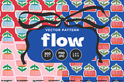 Flow Abstract Modern Flower Pattern, a Pattern Graphic by likorbut (Thumbnail 1 of 10)