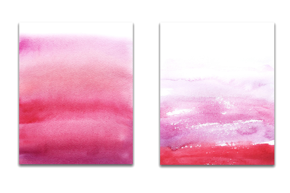 red watercolor ombre backgrounds, a Texture Graphic by GraphicRain (Photo 4 of 5)