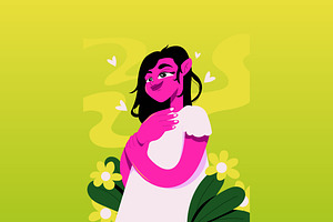Mental Health Full Illustration, a Healthcare Illustration by graphicook