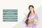 Lavender Fairytale Princess, an Object Illustration by BusyDaydesign (Thumbnail 7 of 9)