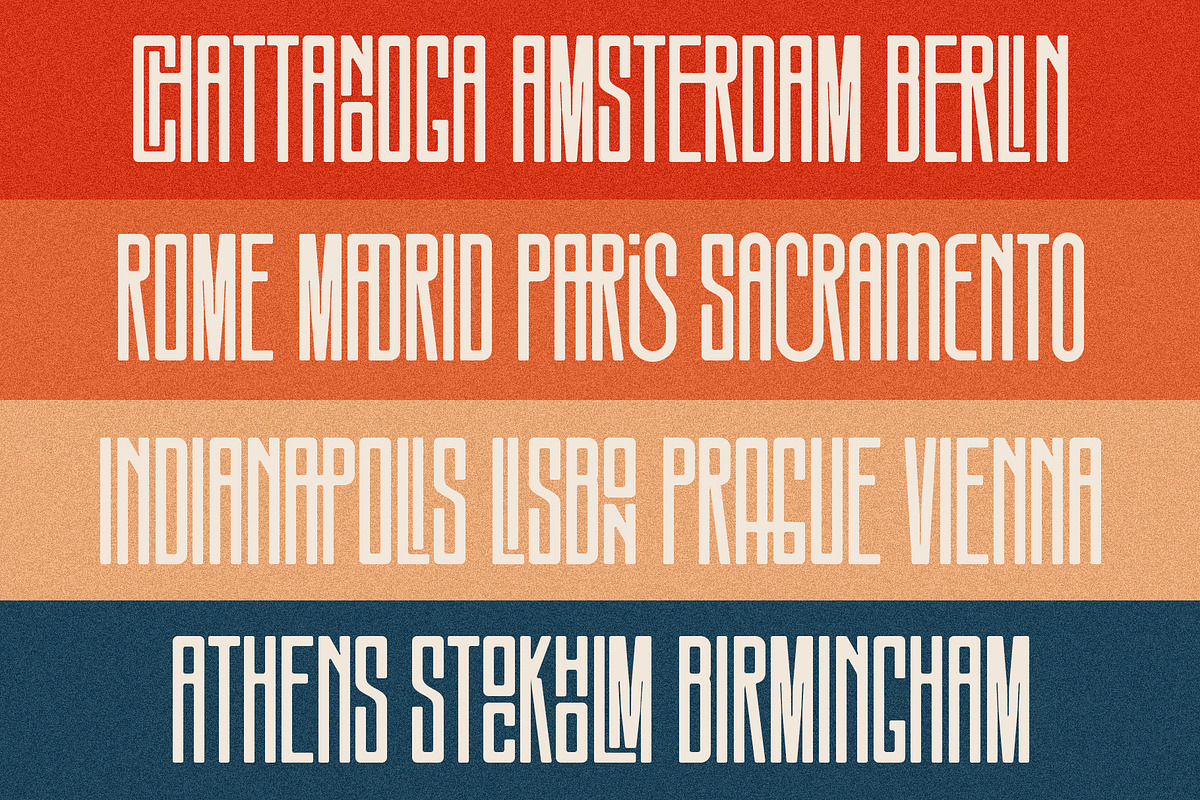 SLTF Snowpack - Ultra Condensed Font, a Sans Serif Font by SilverStag Type Foundry (Photo 21 of 30)