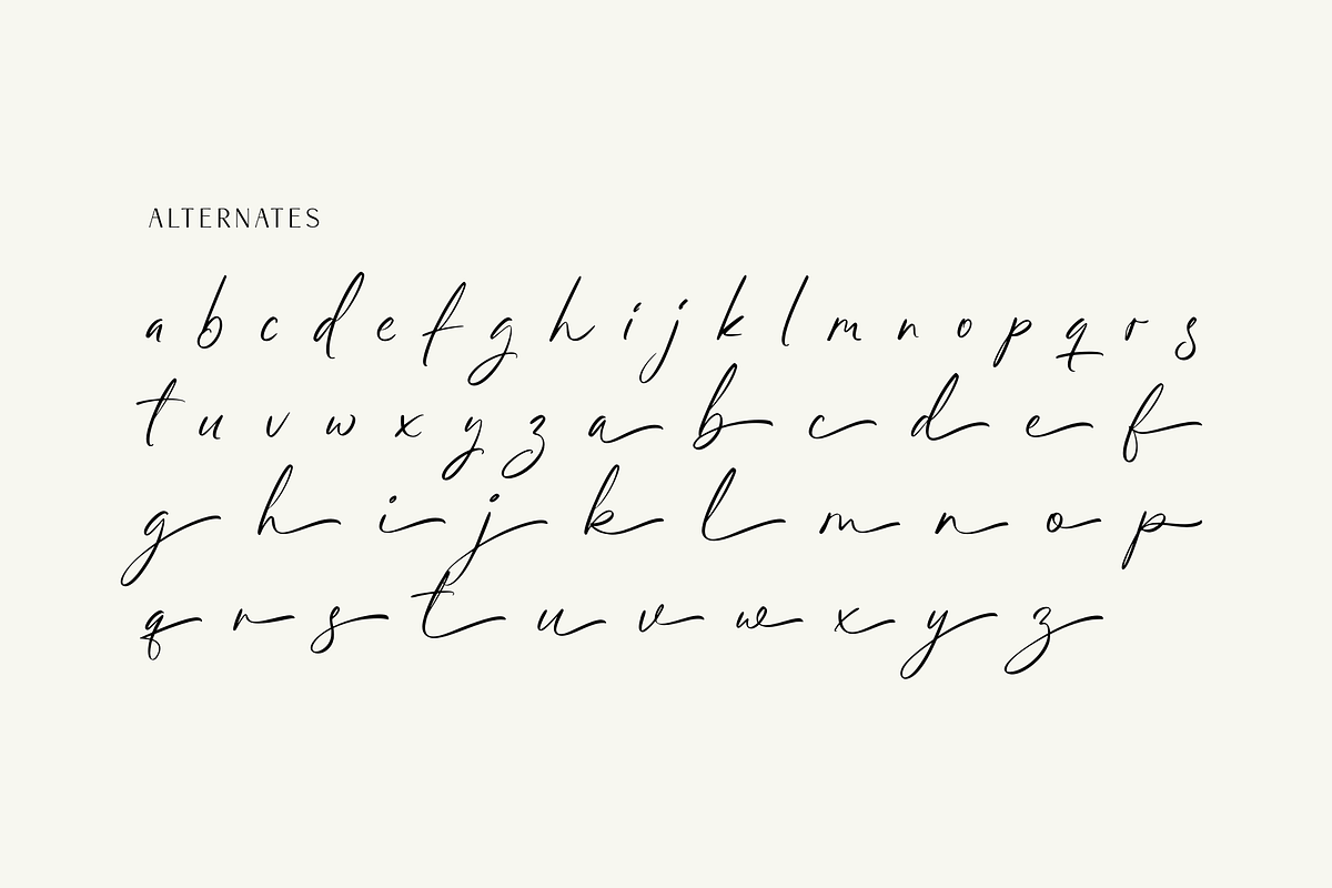 Somethink - A Handwritten Font, a Handwritten Font by Ainun Jinan (Photo 9 of 10)