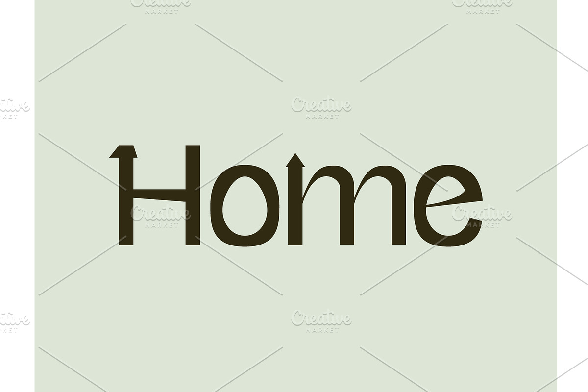 Modern vector typography design of, an Object Illustration by Serebrennikov