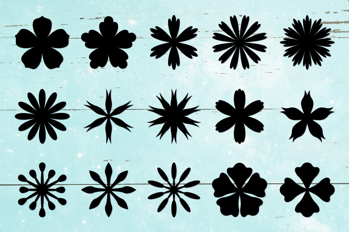 Flowers Silhouette Paper Cut, an Illustration by Digital_Craftyfox (Photo 3 of 6)