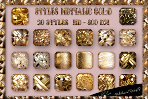 STYLES METTALIC GOLD