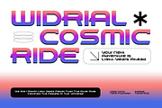 Widrial, a Sans Serif Font by graphicook (Thumbnail 4 of 10)