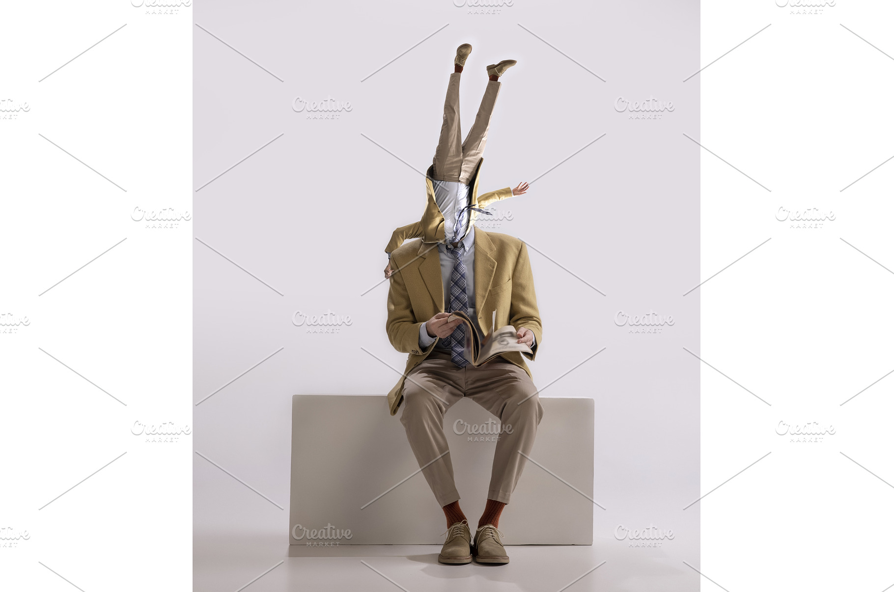 Contemporary artwork. Young man, a Person Photo by Volodymyr Melnyk