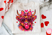 Heifer Valentine Png,Highland Cow, an Illustration by CreationArt (Thumbnail 5 of 5)