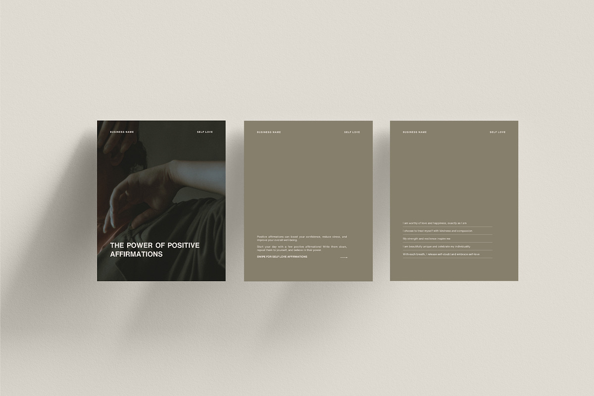 170 Wellness Canva Templates, a Social Media Template by Sikoya Design (Photo 6 of 10)