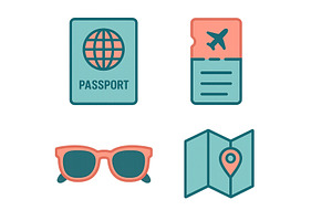Travel essentials for a perfect, an Object Illustration by ZinetroN