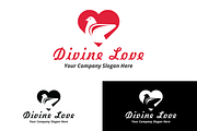 Divine Love Logo Template, a Branding & Logo Template by DesignMarket (Thumbnail 2 of 3)