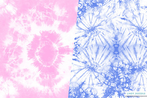 Summer Pastel Tie-Dye Patterns