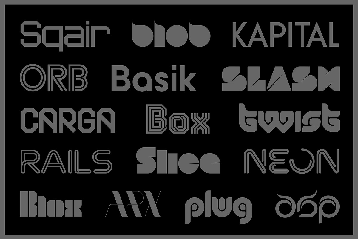 Superfried Bundle | 50 Fonts | $15, a Sans Serif Font by Superfried Font Shop (Photo 2 of 9)