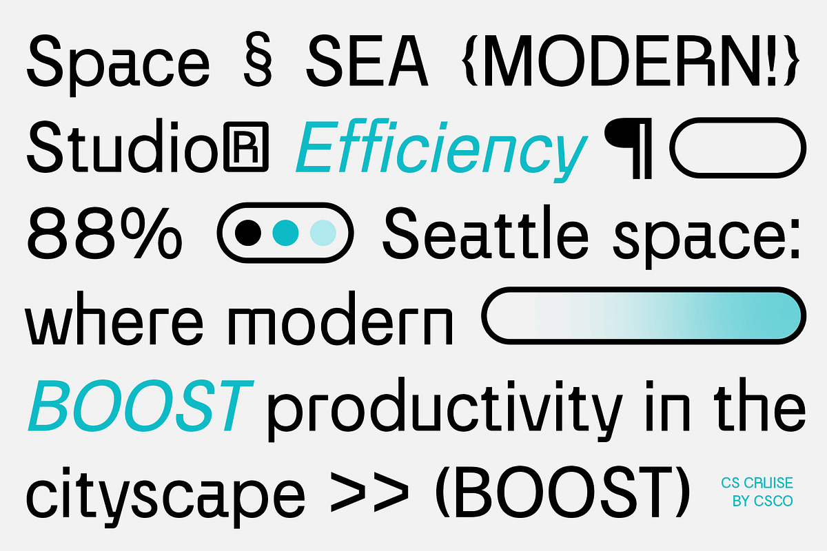 CS Cruise – Modern Font, a Sans Serif Font by Craft Supply Co. (Photo 3 of 8)