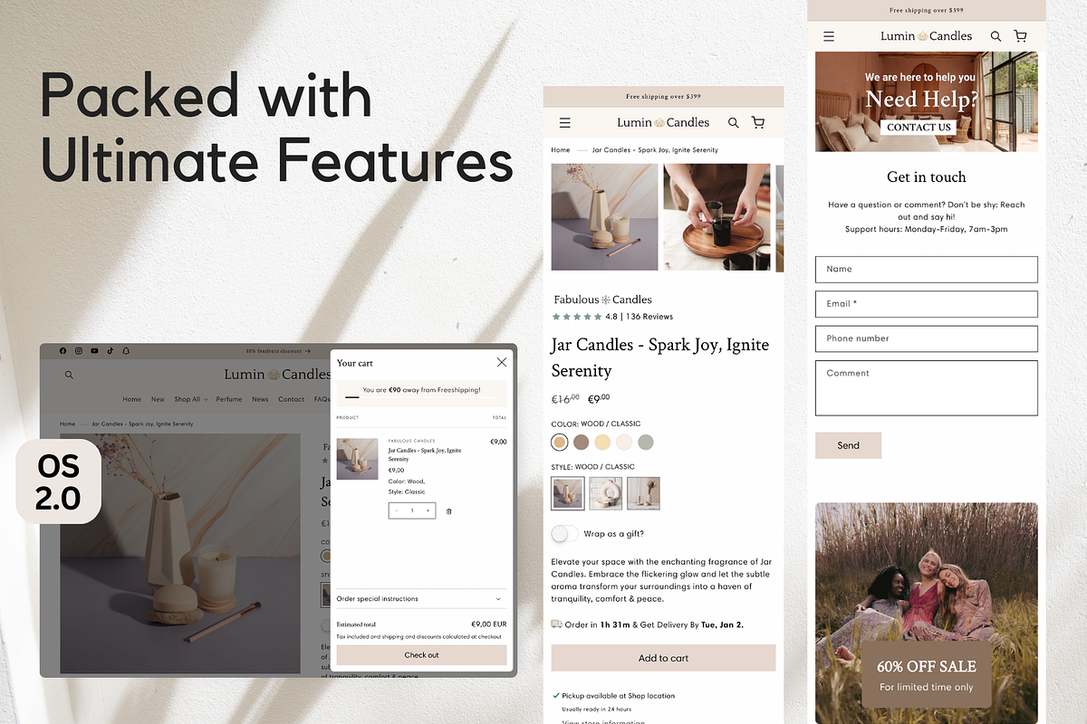 Candles | Minimal Shopify Theme, a Shopify Template by Lumin Lab (Photo 5 of 8)