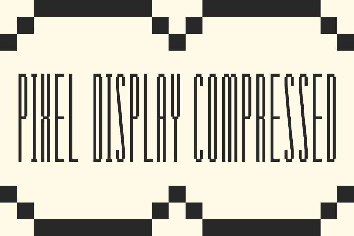 Displayxel, a Sans Serif Font by graphicook (Photo 2 of 10)