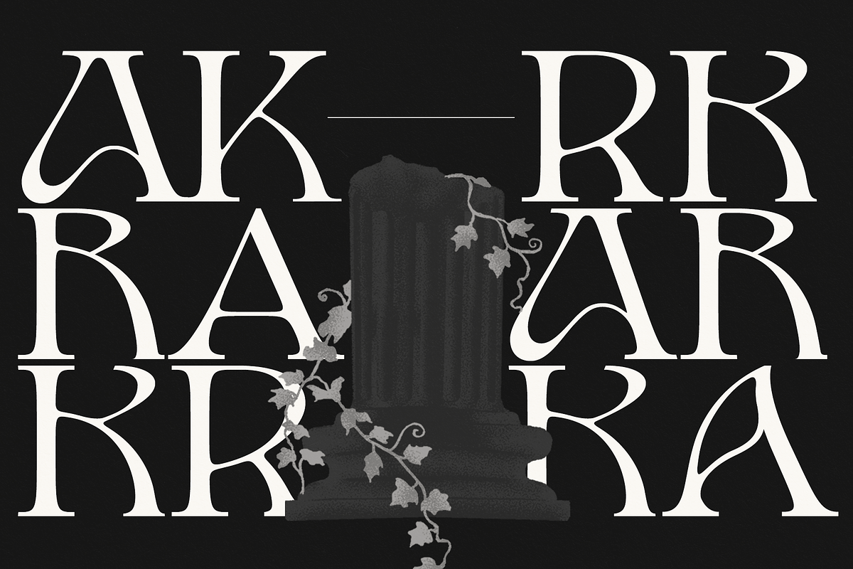 Ark - Psychedelic Art Nouveau Serif, a Serif Font by Fenotype (Photo 2 of 13)