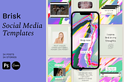 Instagram Colorful Template & Quotes, a Social Media Template by Bonumo (Thumbnail 1 of 15)