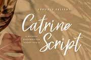 Catrine Script - Handwritten Script, a Script Font by Nahar_std (Thumbnail 1 of 12)