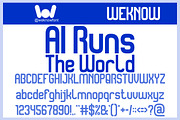 Scifi Experimental Font, a Sans Serif Font by weknow (Thumbnail 3 of 8)