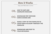Warm Beauty Instagram Template Canva, a Social Media Template by Everyday Perfection (Thumbnail 8 of 8)