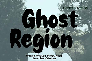 Ghost Region, a Slab Serif Font by Wow Magic